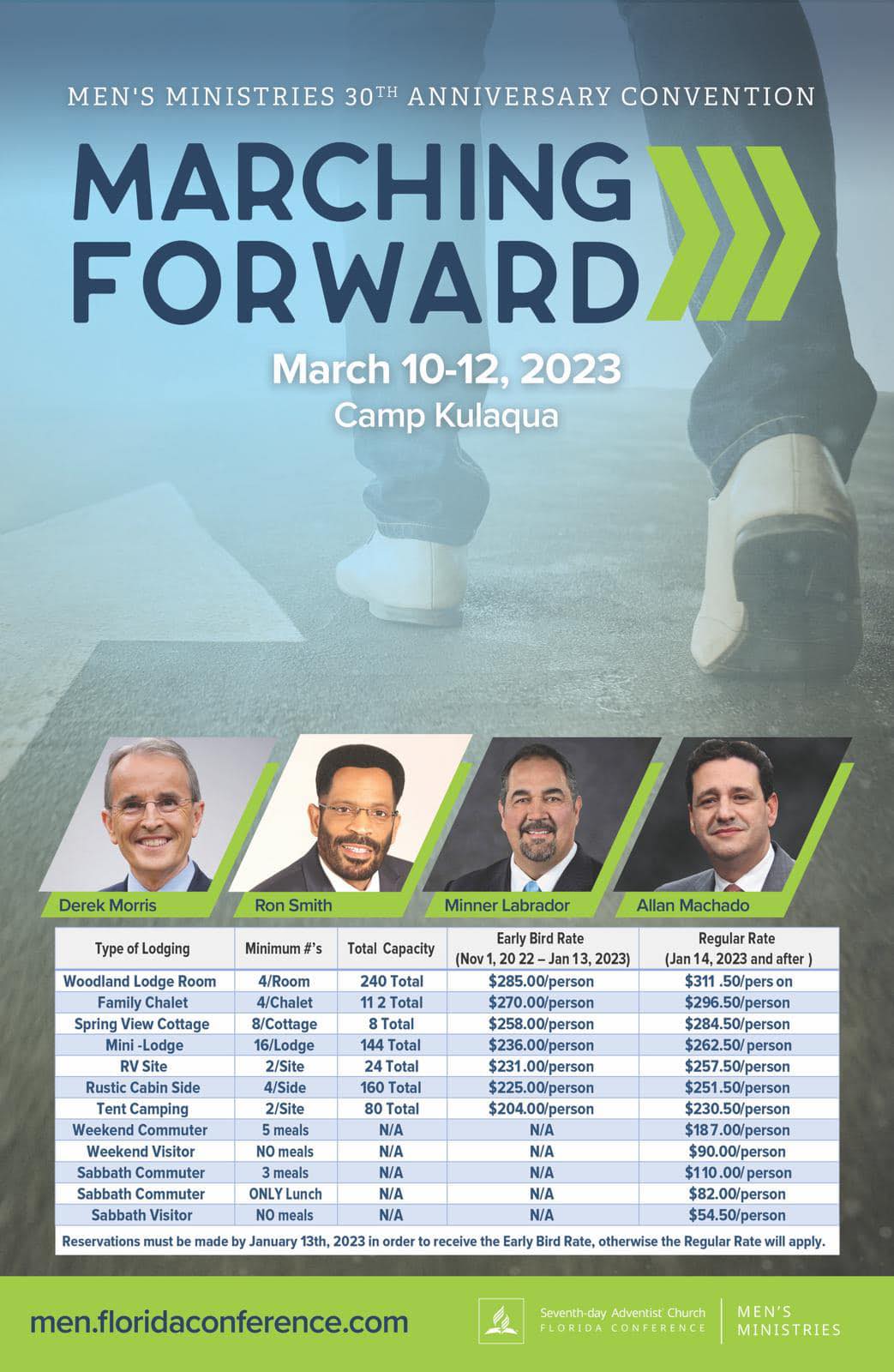 2023 Florida Conference Men's Ministries 30th Anniversary Convention Kulaqua Retreat and Conference Center